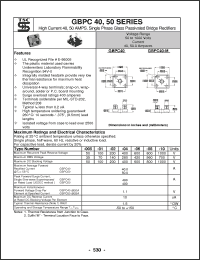 Click here to download GBPC40-005 Datasheet