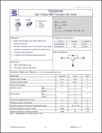 Click here to download TSC5304DCP Datasheet