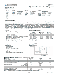 Click here to download TS2431CTA3 Datasheet