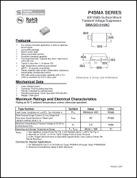 Click here to download P4SMA180 Datasheet