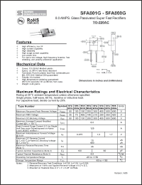 Click here to download SFA805G Datasheet