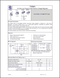 Click here to download TS2940CP50 Datasheet