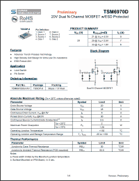Click here to download TSM6970DCARV Datasheet