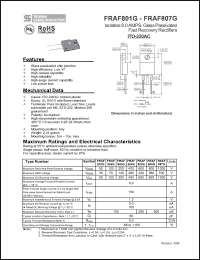 Click here to download FRAF807G Datasheet