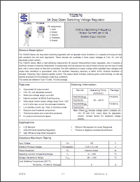 Click here to download TS2576CZ5-3.3 Datasheet