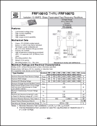 Click here to download FRF1001G Datasheet