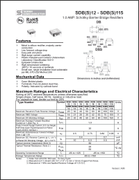 Click here to download SDBS115 Datasheet