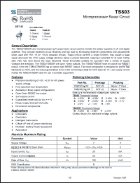 Click here to download TS803CXJRF Datasheet
