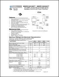 Click here to download MBRS10H200CT Datasheet