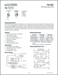 Click here to download TS1581CZ5XXC0 Datasheet