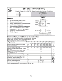 Click here to download SB105G Datasheet