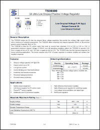 Click here to download TS39300CZ Datasheet