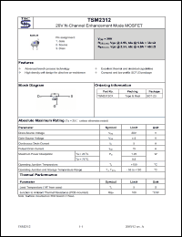 Click here to download TSM2312CX Datasheet