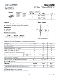 Click here to download TSM6981DCARF Datasheet