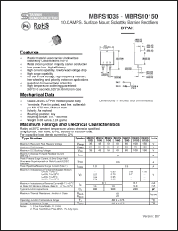 Click here to download MBRS1060 Datasheet