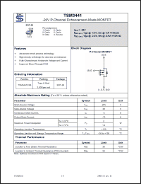 Click here to download TSM3441CX6 Datasheet