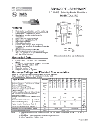 Click here to download SR1660PT Datasheet