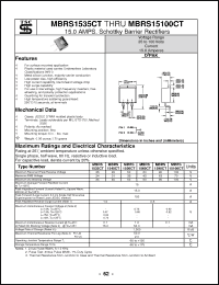 Click here to download MBRS1535CT Datasheet