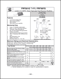 Click here to download FRF507G Datasheet