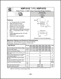 Click here to download KBP107G Datasheet