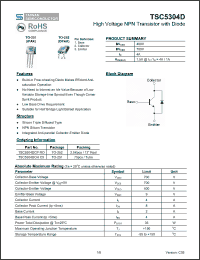 Click here to download TSC5304DCHC5 Datasheet