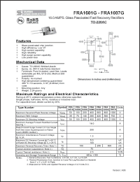 Click here to download FRA1601G_1 Datasheet