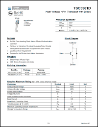 Click here to download TSC5301DCTB0 Datasheet