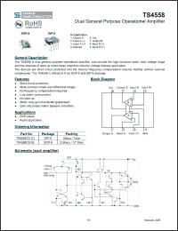 Click here to download TS4558CD Datasheet