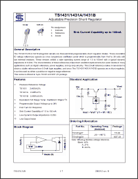 Click here to download TS1431BCT Datasheet