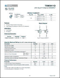 Click here to download TSM3911D Datasheet
