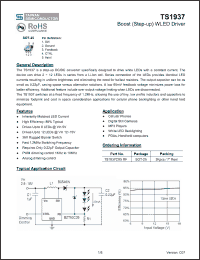 Click here to download TS1937CX5RF Datasheet