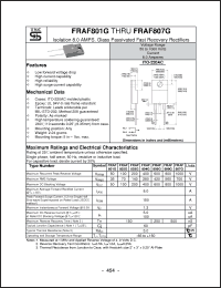 Click here to download FRAF802G Datasheet