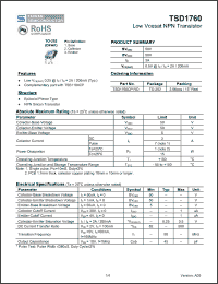 Click here to download TSD1760CPRO Datasheet