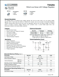 Click here to download TS5204CY Datasheet