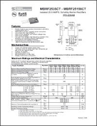 Click here to download MBRF2590CT Datasheet