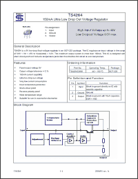 Click here to download TS4264CW50 Datasheet