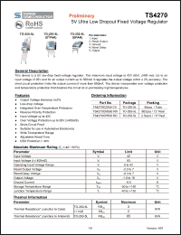 Click here to download TS4270CP550 Datasheet