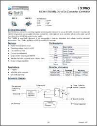 Click here to download TS3063CB Datasheet