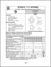 Click here to download SFD601G Datasheet