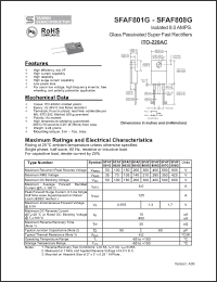 Click here to download SFAF808G Datasheet