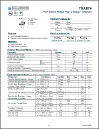 Click here to download TSA874CWRP Datasheet