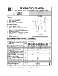 Click here to download SFA808G Datasheet