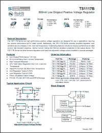 Click here to download TS1117BCWXXRP Datasheet