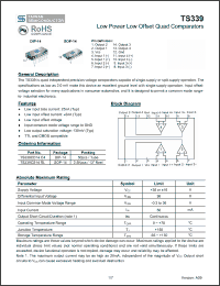 Click here to download TS339CD14C4 Datasheet