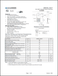 Click here to download MBR20L100CT Datasheet