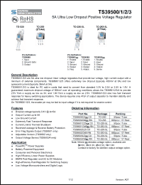 Click here to download TS39503CZ Datasheet