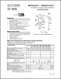 Click here to download MBR6050PT Datasheet