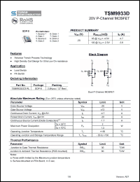 Click here to download TSM9933D Datasheet