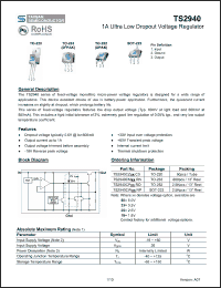 Click here to download TS2940_07 Datasheet
