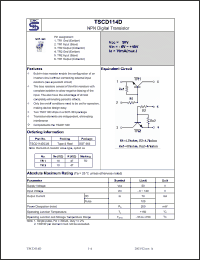 Click here to download TSCD114DCU6 Datasheet